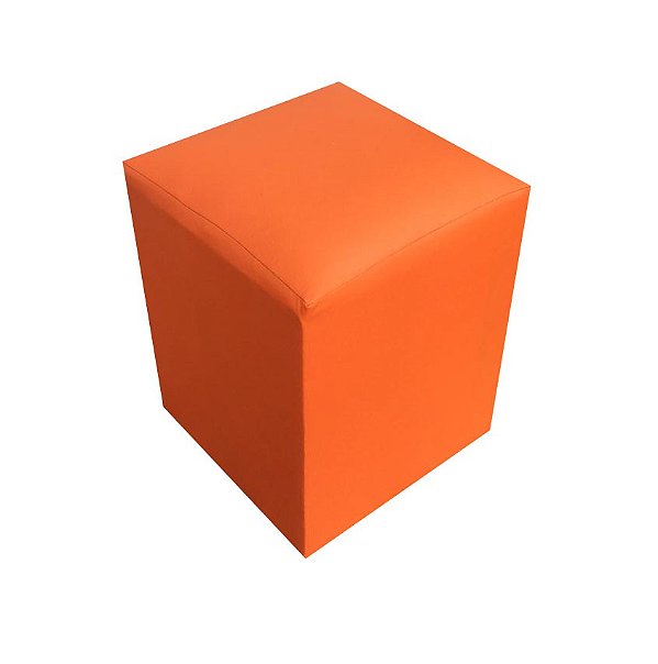Puff Simples Mari 36cm - Laranja Corino
