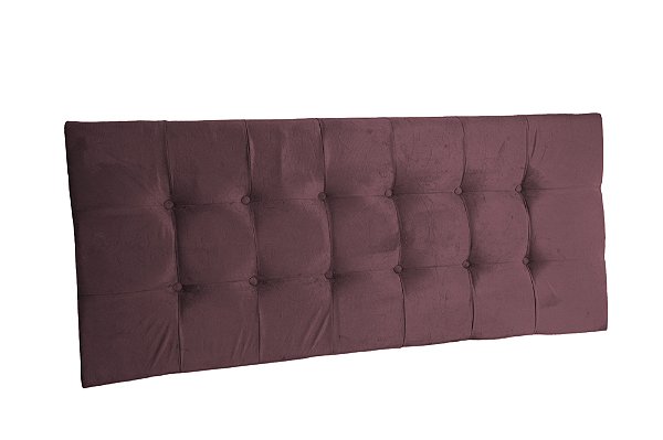 Cabeceira painel para cama box Queen Size 1,58 cm - Rose Escuro
