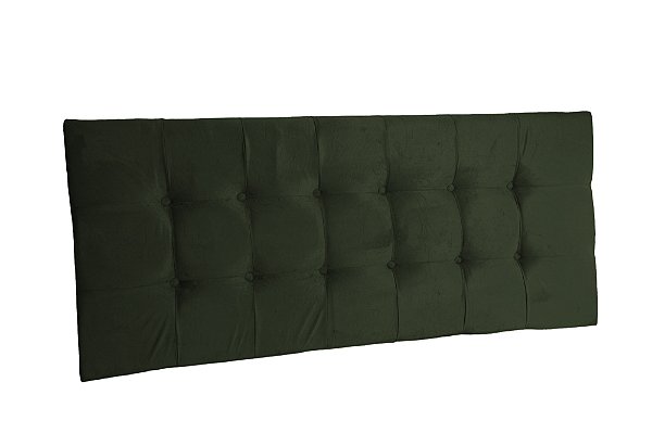 Cabeceira painel para cama box Queen Size 1,58 cm - Verde
