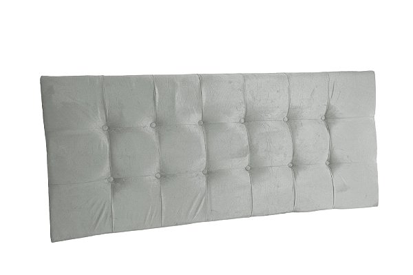 Cabeceira painel para cama box Queen Size 1,58 cm - Cinza prateado