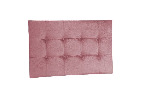 Cabeceira painel para cama box Solteiro 90cm - Rosa Claro