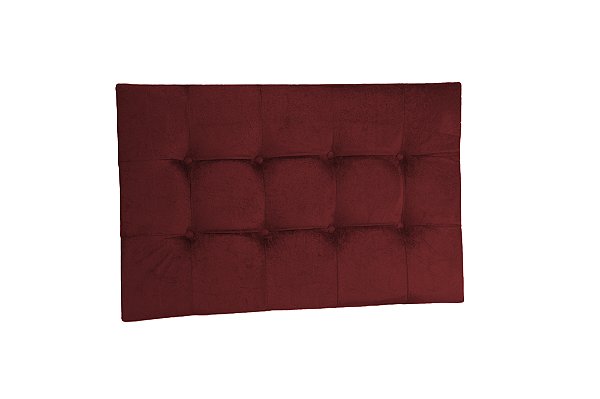 Cabeceira painel para cama box Solteiro 90cm - Vinho
