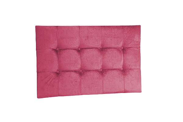 Cabeceira painel para cama box Solteiro 90cm - Rosa pink