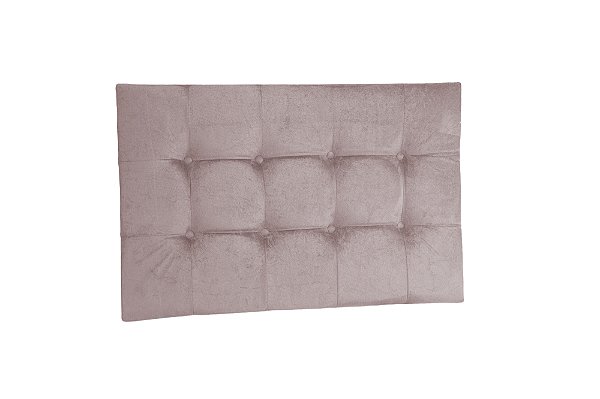 Cabeceira painel para cama box Solteiro 90cm - Rose Claro