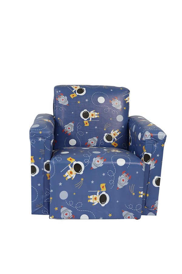 Mini Sofá Poltrona Infantil Estofado - Astronauta