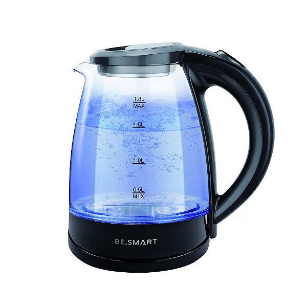 Chaleira Elétrica Vidro 110W 1,8L: Elegância e Eficiência na Sua Cozinha!