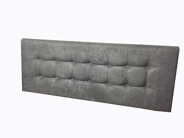 Cabeceira painel para cama box Queen Size 1,58 cm - Cinza