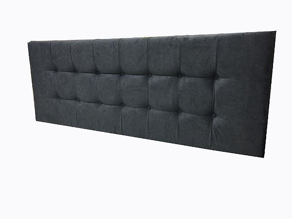 Cabeceira painel para cama box Queen Size 1,58 cm - Cinza Chumbo