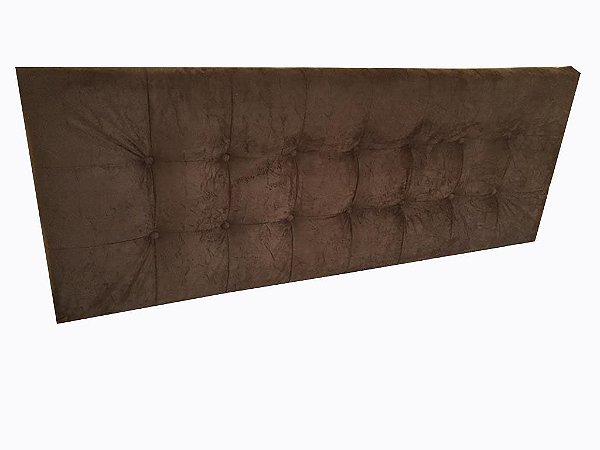 Cabeceira painel para cama box Queen Size 1,58 cm - Marrom