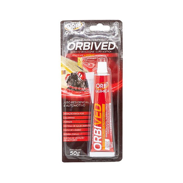 Junta Cola Silicone Alta Temperatura Vermelha Motor Câmbio