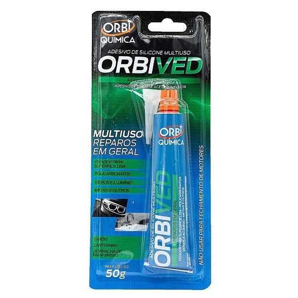 Adesivo Cola de Silicone Incolor Multiuso Lanternas Orbi