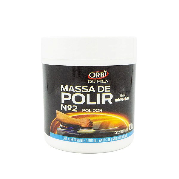 Massa Para Polir nº 2 Carro Moto Caminhão Jetski 400g Orbi