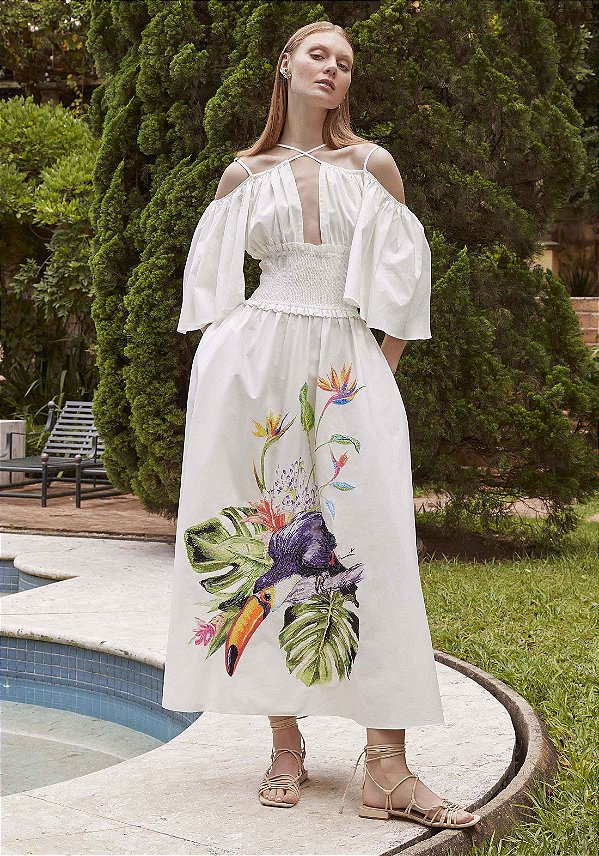 Vestido Super Midi Mirantes
