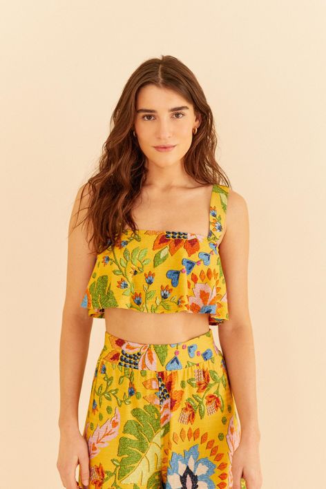 BLUSA SOLTINHA JARDIM DE VERAO