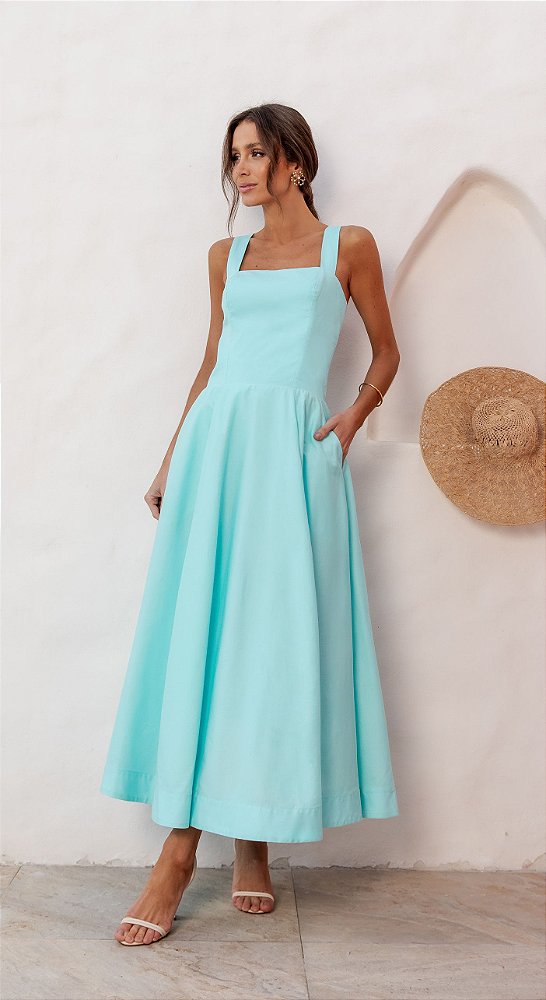 VESTIDO COSTAS CRUZADA