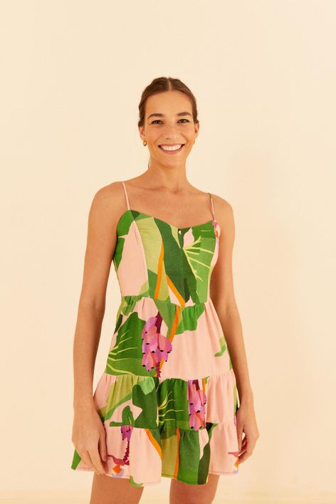VESTIDO CURTO TROPICALISTA