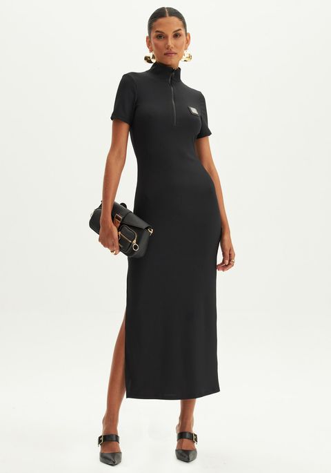 VESTIDO SUPER MIDI ZIPER