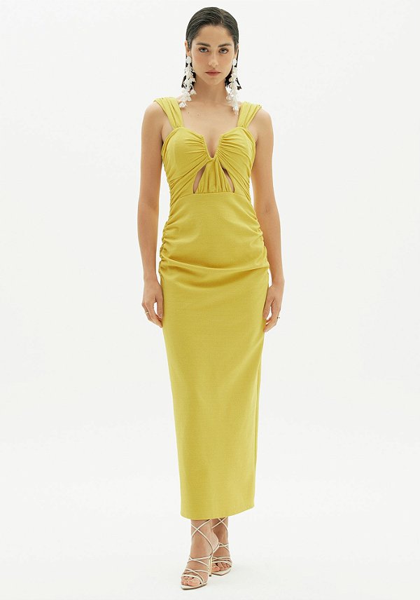 VESTIDO SUPER MIDI DE ALCA