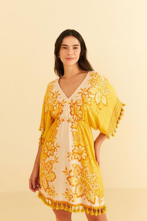 VESTIDO CURTO AURA FLORAL