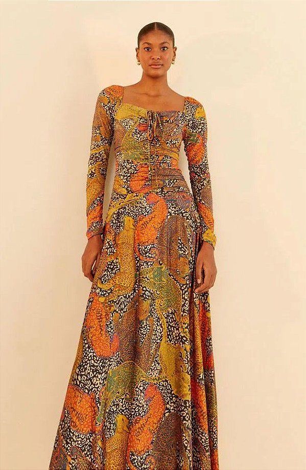 Vestido cropped franzido