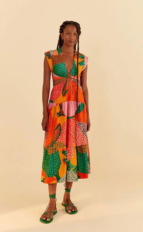 VESTIDO MIDI JAQUITAS