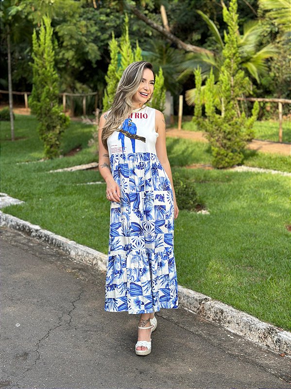 VESTIDO CROPPED FARM RIO