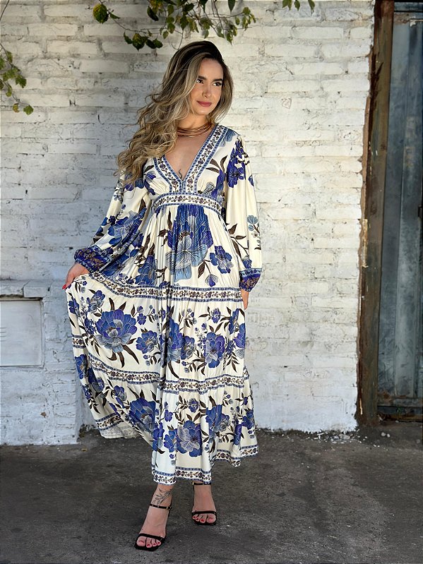 VESTIDO LONGO MANU