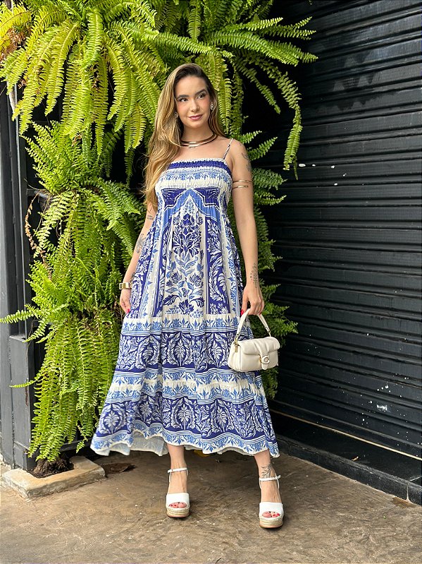 VESTIDO LONGO ALCA HELOISA