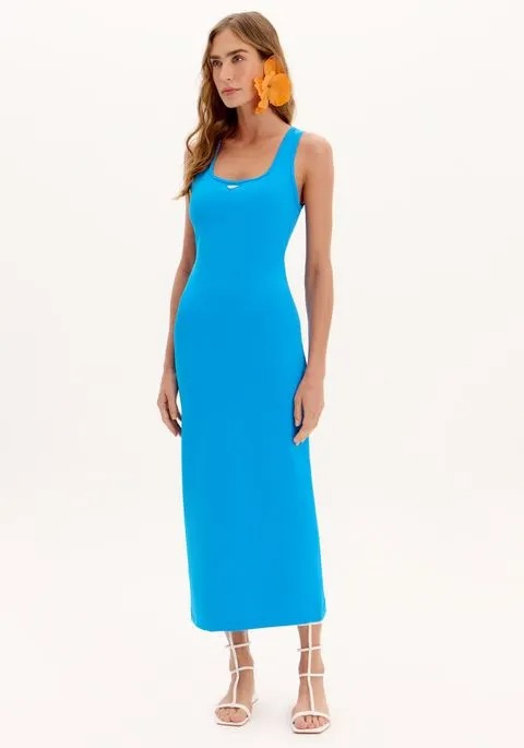 VESTIDO SUPER MIDI SEM MANGAS