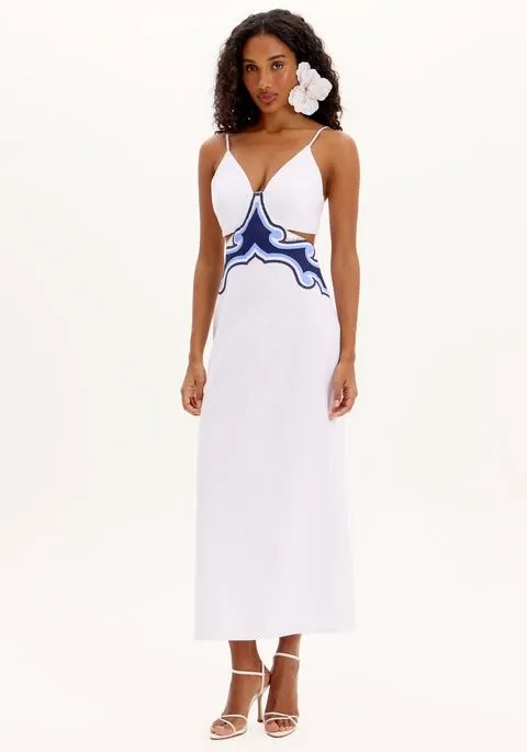 VESTIDO SUPER MIDI ESTAMPADO