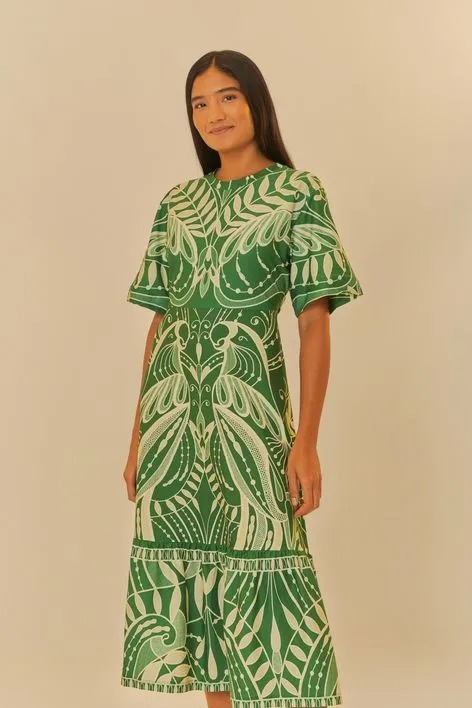 VESTIDO MIDI T-SHIRT RENDEIRA
