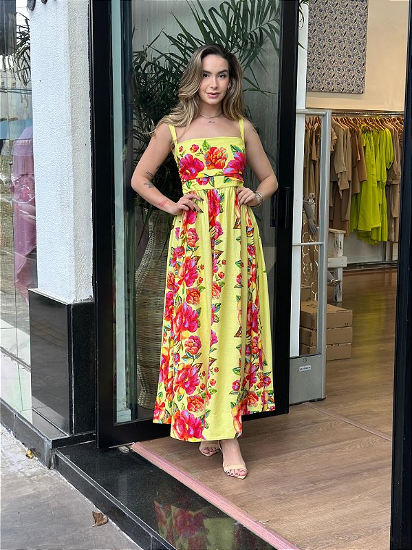 VESTIDO CROPPED FLOR CEU