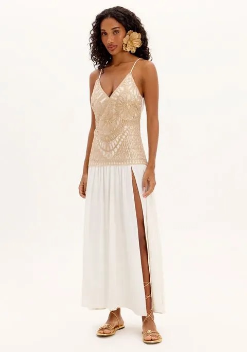 VESTIDO LONGO DE ALÇA