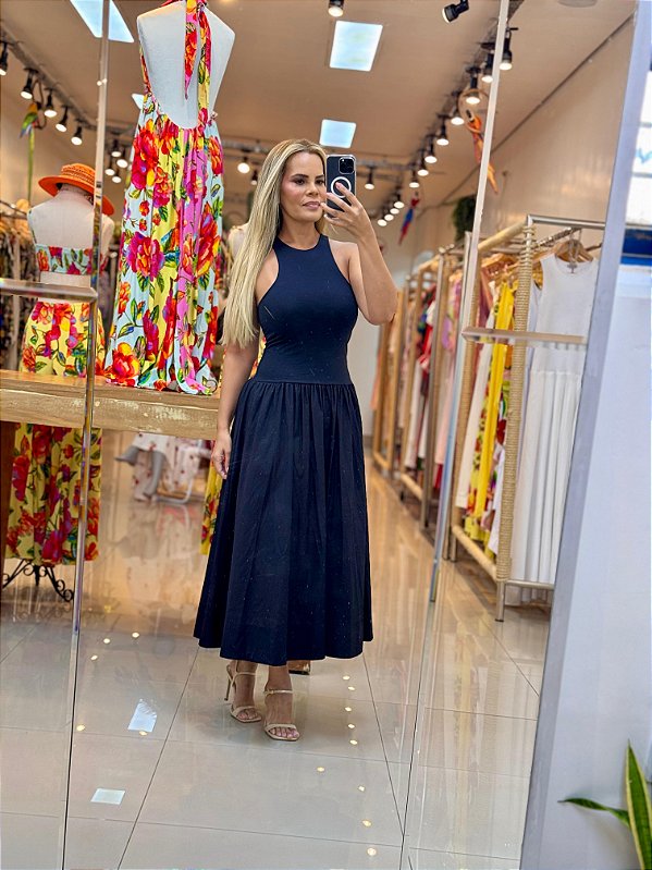 VESTIDO REGATA SAIA GODE