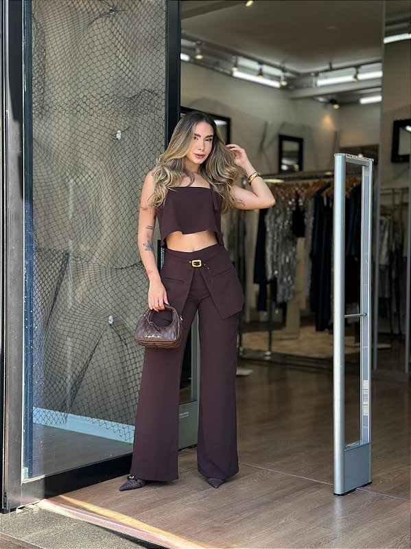 BLUSA CROPPED DE ALÇA