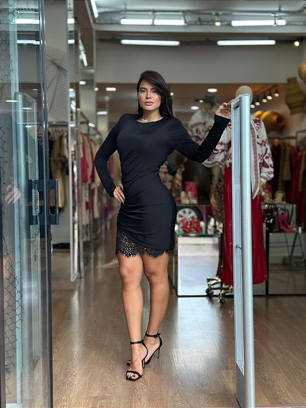 VESTIDO CURTO  DE JERSEY