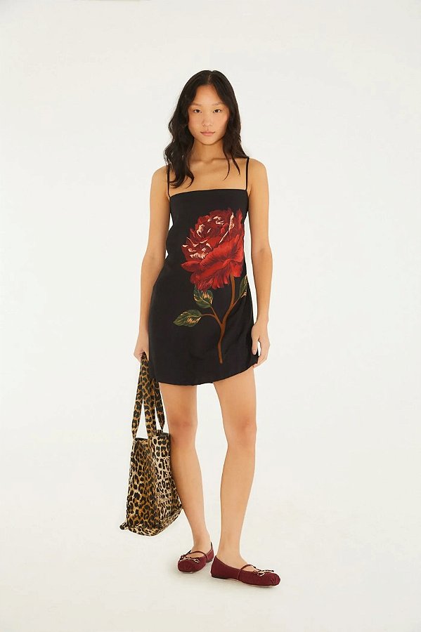 VESTIDO CURTO FLOR ROSALIA