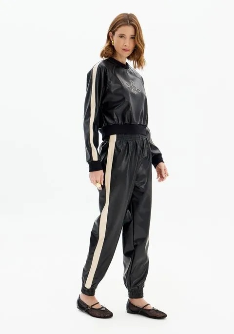 CALÇA JOGGING BICOLOR