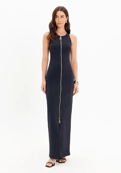 VESTIDO SUPER MIDI SEM MANGA
