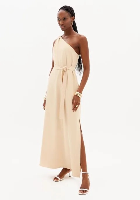 VESTIDO SUPER MIDI OMBRO ÚNICO