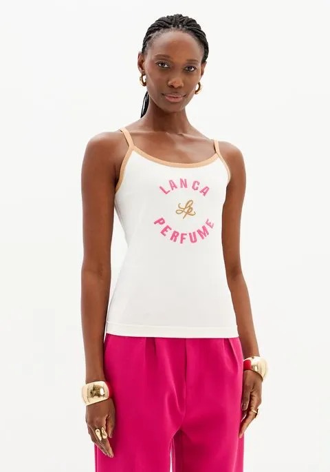 BLUSA DE ALÇA COM NAME