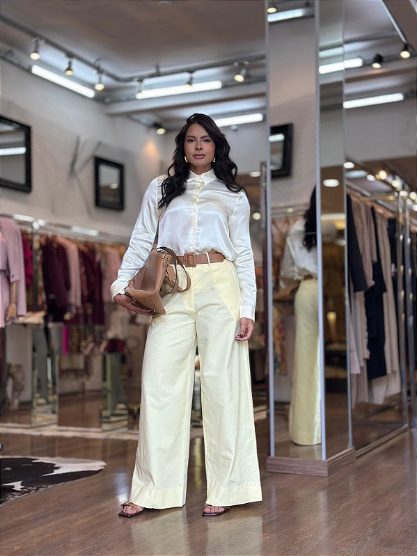 CALÇA FULL LENGTH CINTURA ALTA