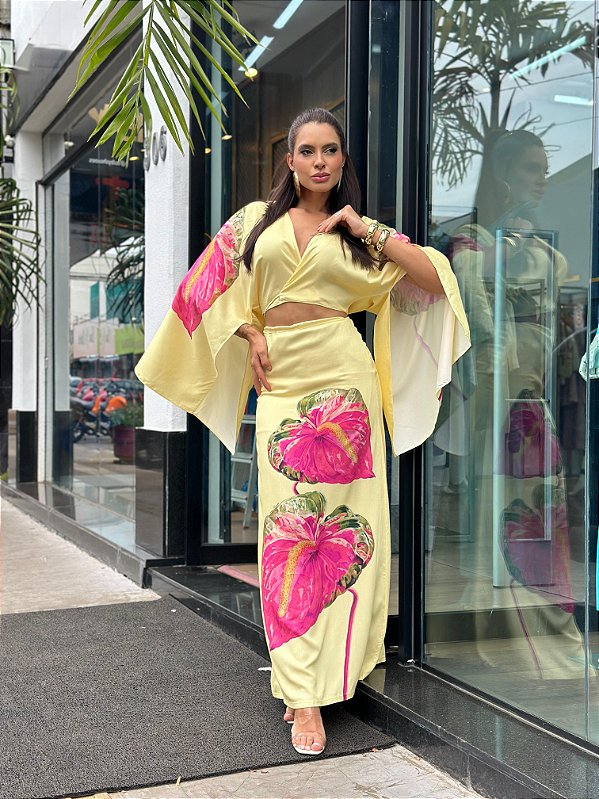 BLUSA MANGA MORCEGO COM LINHO