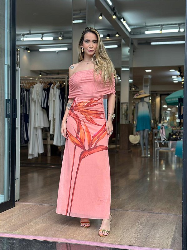 VESTIDO TULE MAXI ESTRELICIA