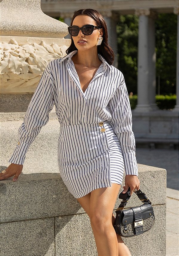 CAMISA GOLA MARINHEIRO LISTRADA