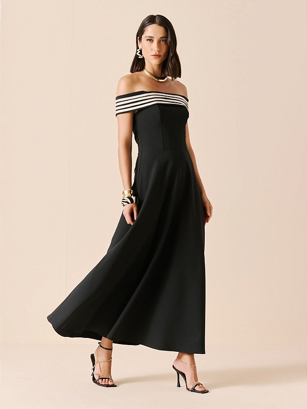 VESTIDO COM GORGURÃO