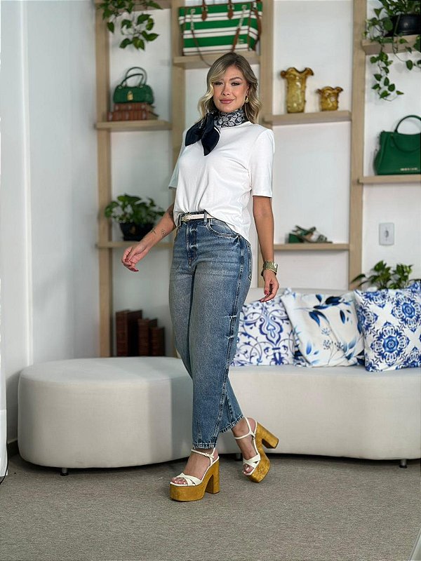 CALÇA JEANS BAGGY SUPER HIGH