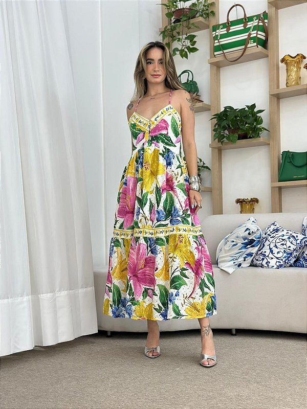 VESTIDO LAISE FLORAL MALU
