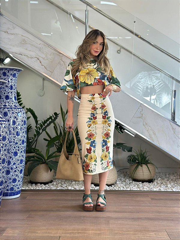 TSHIRT CROPPED TROPICALZINHO