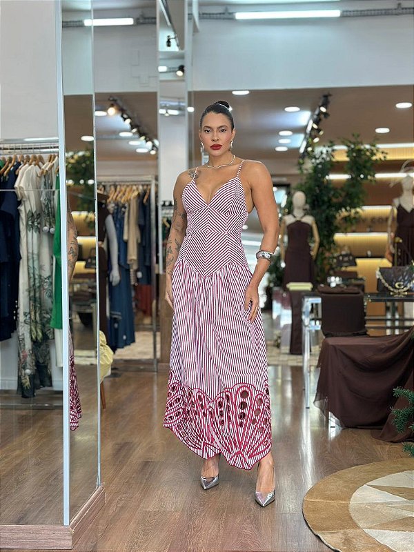 VESTIDO RICHILIEU CONCHAS